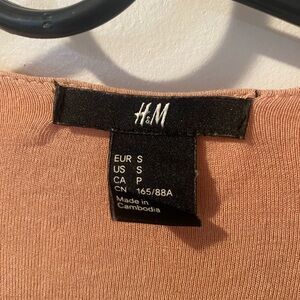 H&M peach flared cardigan size small
